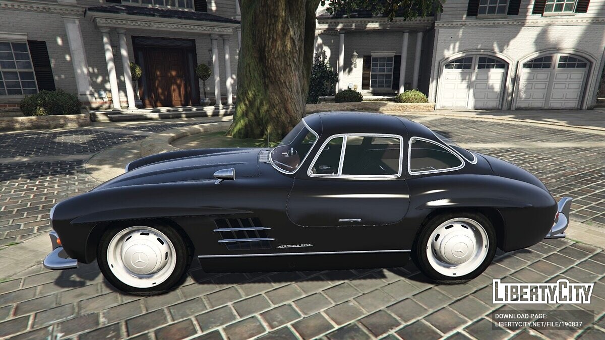 Машина Mercedes-Benz Mercedes-Benz 300 SL Gullwing для GTA 5