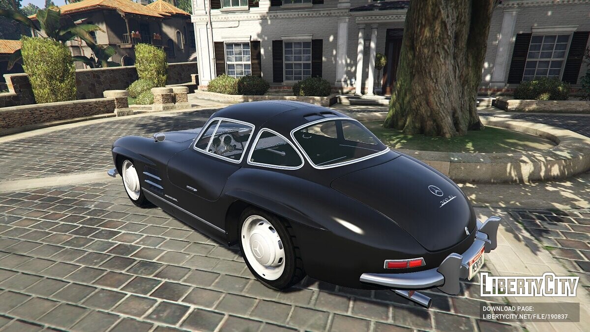 Машина Mercedes-Benz Mercedes-Benz 300 SL Gullwing для GTA 5