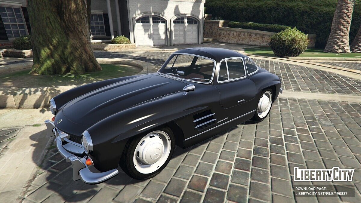 Машина Mercedes-Benz Mercedes-Benz 300 SL Gullwing для GTA 5