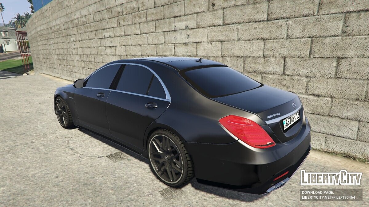 Скачать Mercedes-Benz S63 AMG для GTA 5