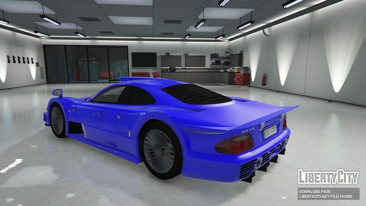 Машина Mercedes-Benz Mercedes-Benz CLK GTR 1998 для GTA 5