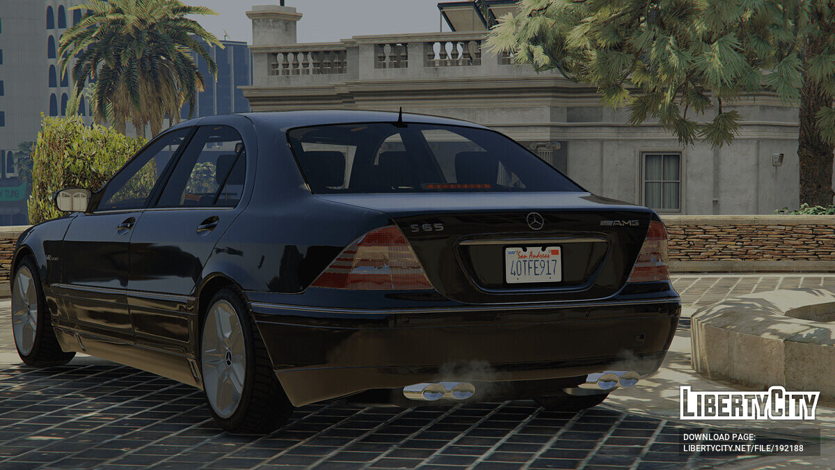 Машина Mercedes-Benz Mercedes-Benz S65 AMG W220 v1.0 для GTA 5