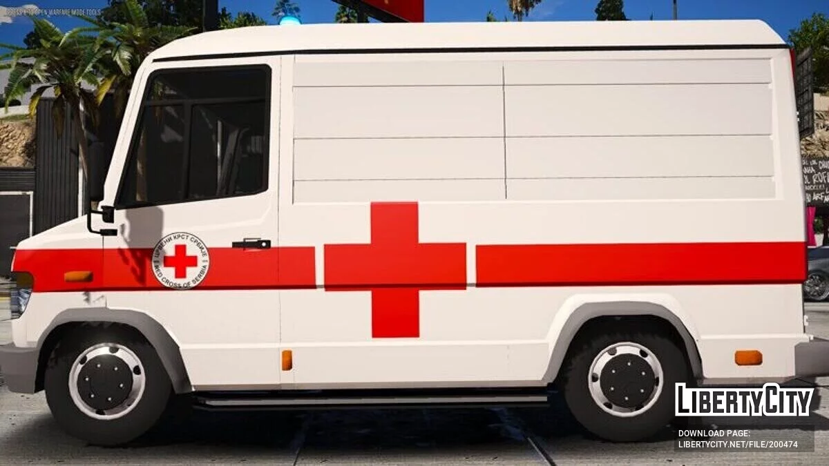 Mercedes-Benz Vario - Скорая Помощь / GTA 5