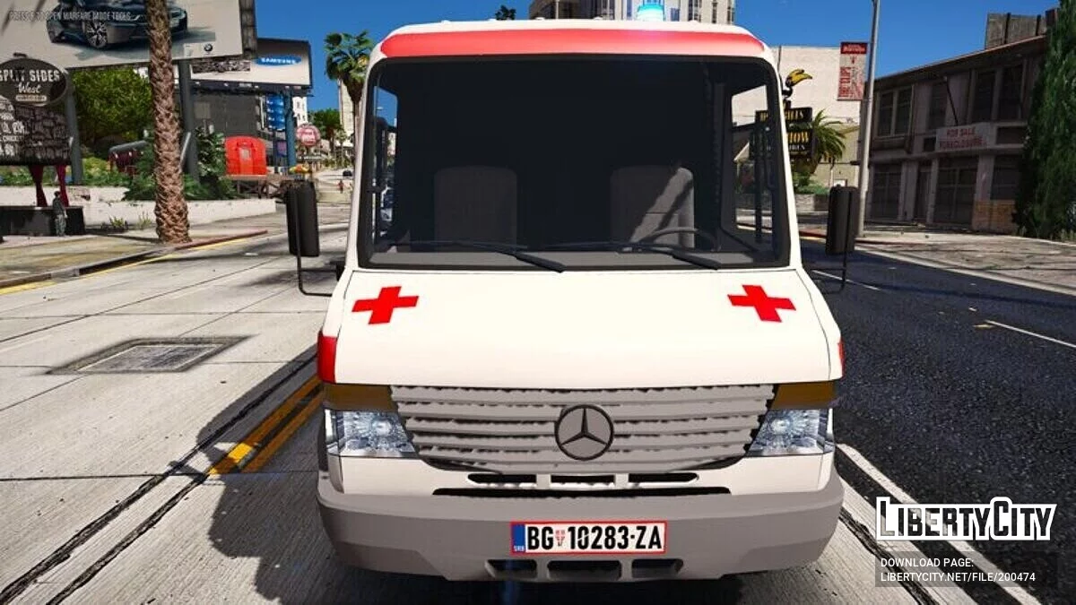 Mercedes-Benz Vario - Скорая Помощь / GTA 5