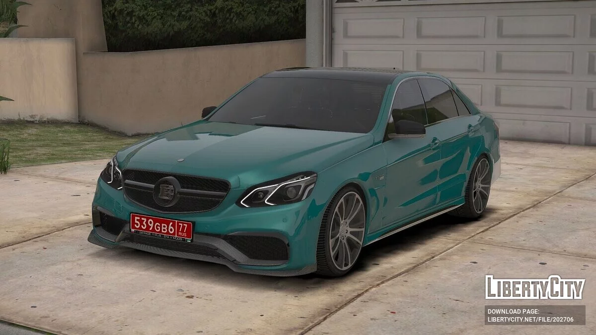 2015 Mercedes-Benz E63 Brabus 850HP / GTA 5