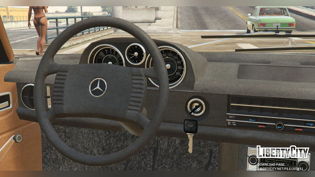 Mercedes-Benz W115 200d + Taxi v1.0 / GTA 5