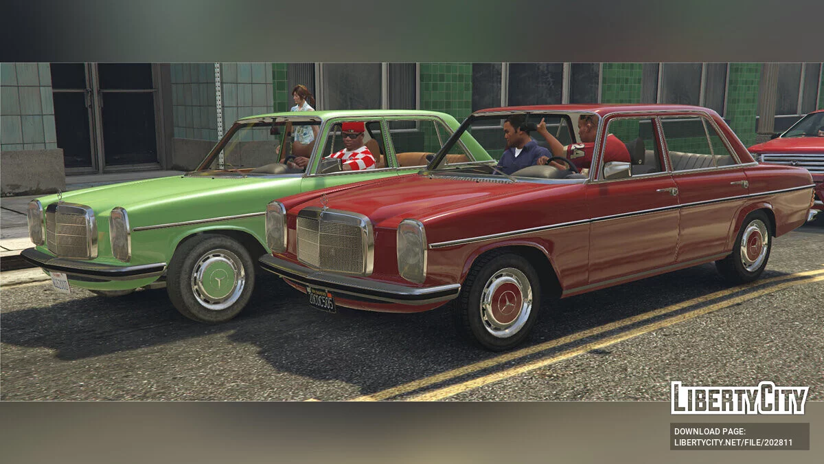Mercedes-Benz W115 200d + Taxi v1.0 / GTA 5