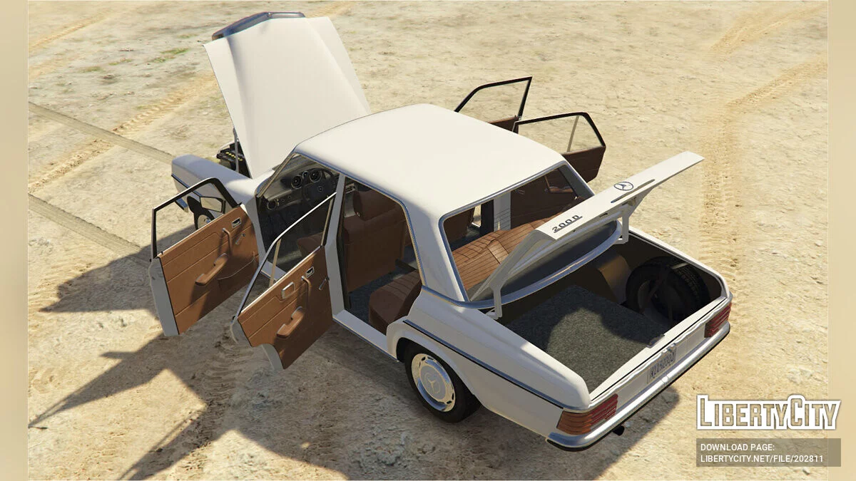 Mercedes-Benz W115 200d + Taxi v1.0 / GTA 5