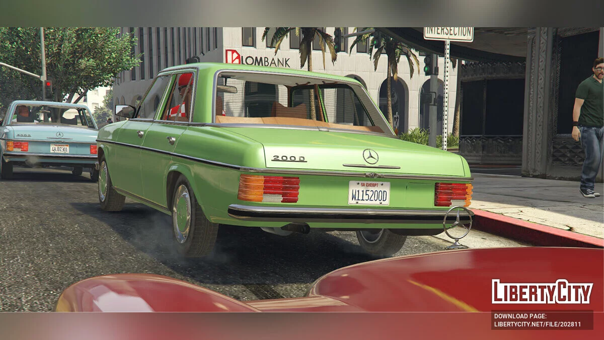 Mercedes-Benz W115 200d + Taxi v1.0 / GTA 5