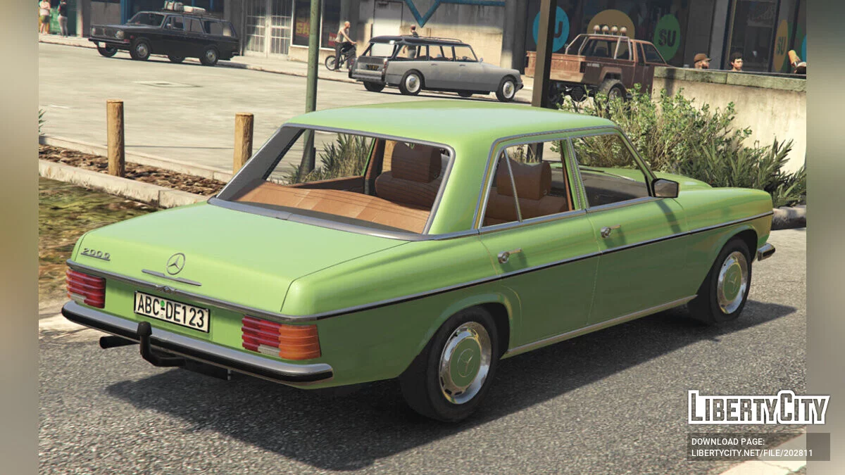 Mercedes-Benz W115 200d + Taxi v1.0 / GTA 5