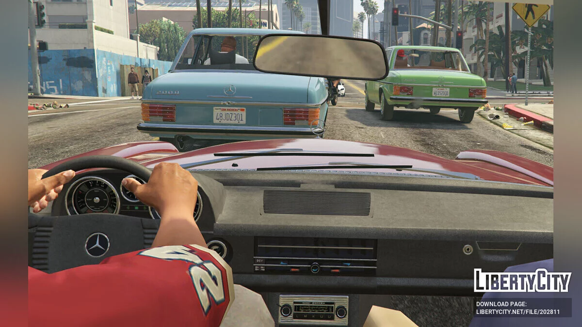Mercedes-Benz W115 200d + Taxi v1.0 / GTA 5