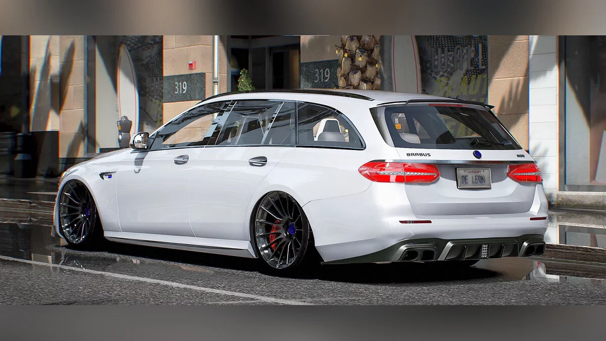 Mercedes E63 AMG Dark Blue Badge Edition (5 Seater) / GTA 5