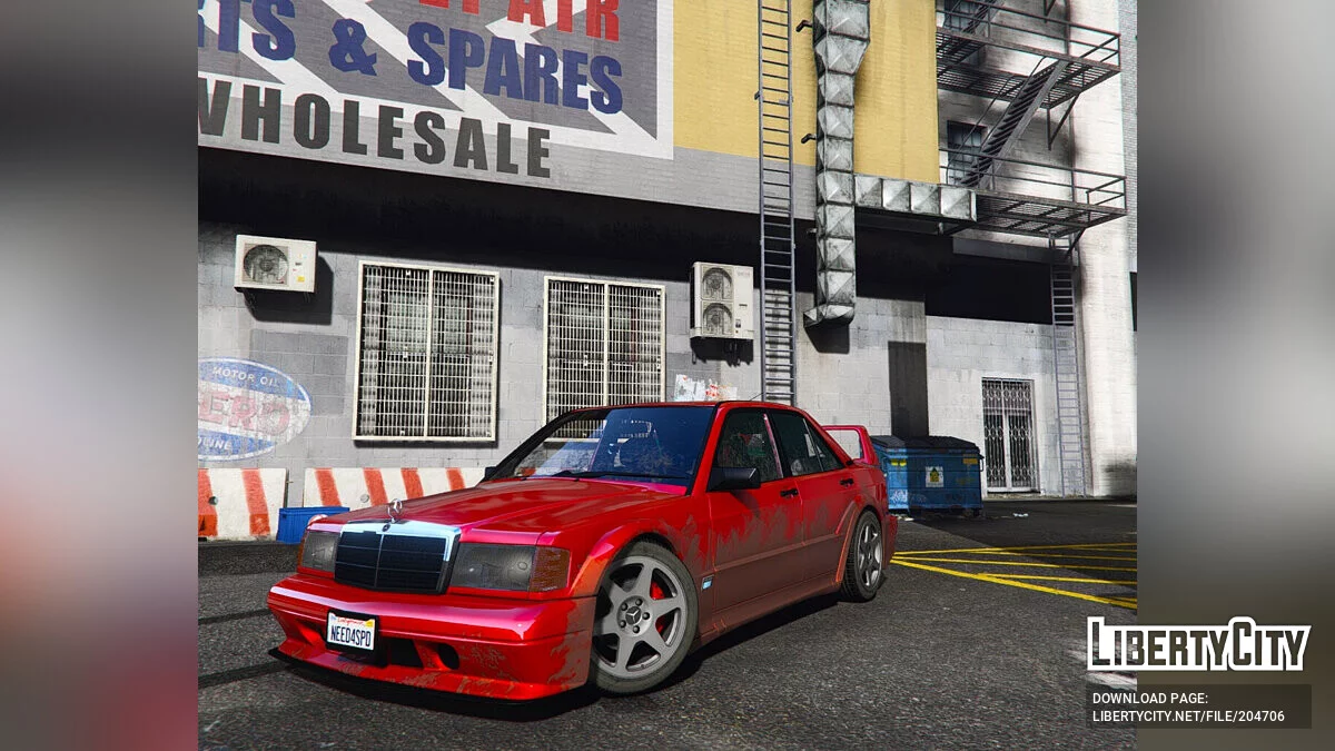 Mercedes-Benz 190E 2.5-16 Evolution II v1.4 / GTA 5