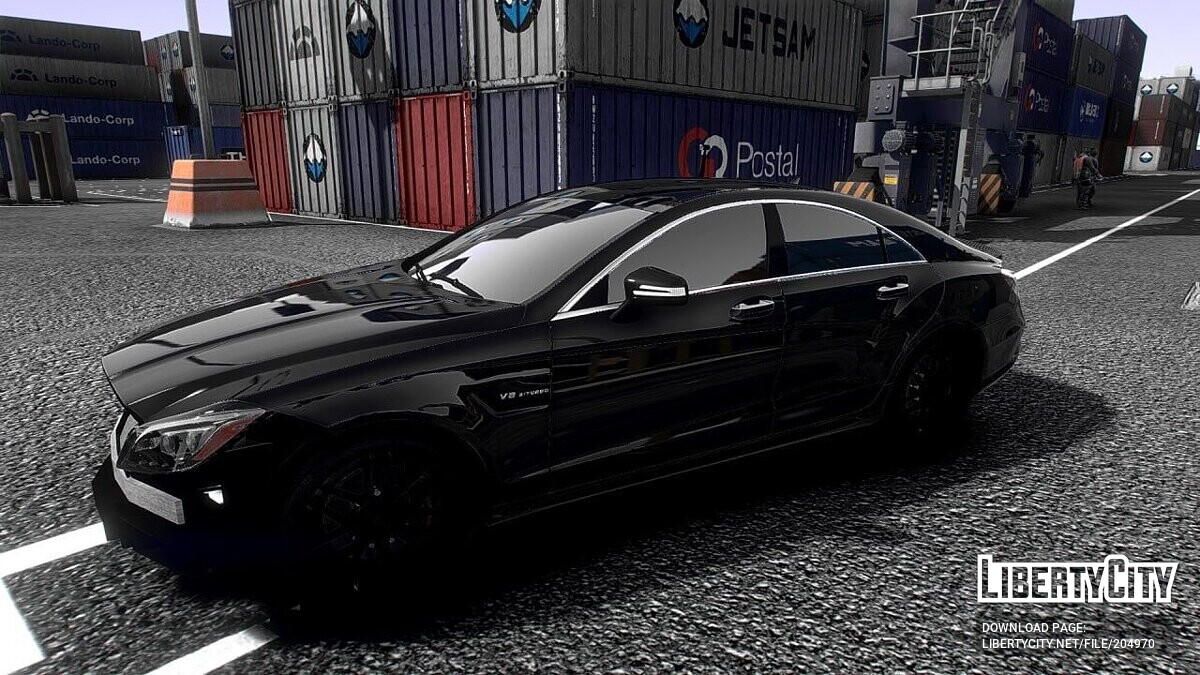 Скачать Mercedes-Benz CLS63 AMG Битый для GTA 5