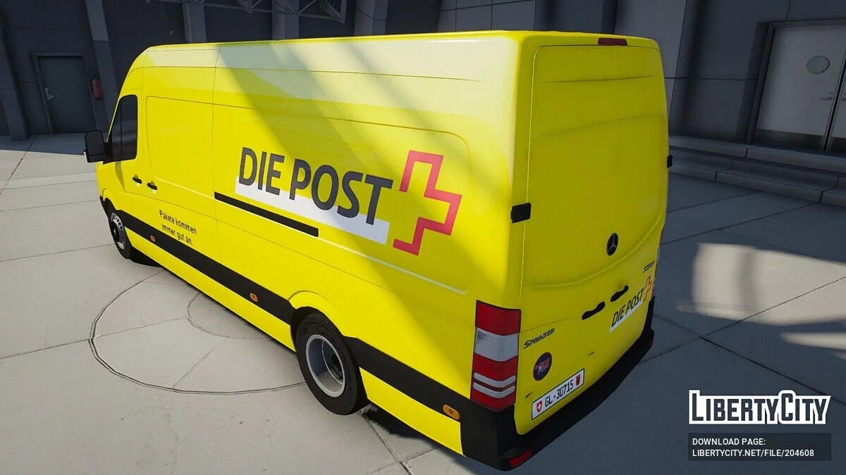 Mercedes-Benz Sprinter Schweizer Post v1 / GTA 5