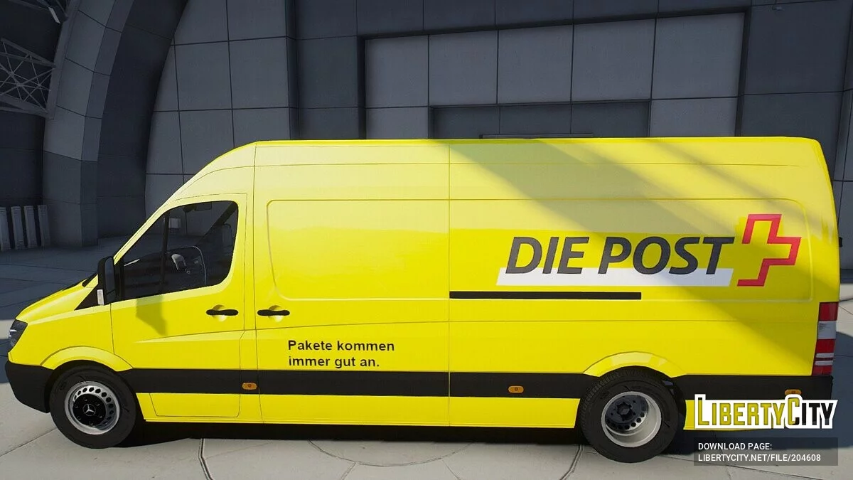 Mercedes-Benz Sprinter Schweizer Post v1 / GTA 5