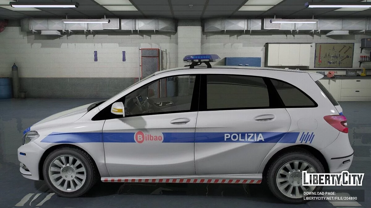 Mercedes Clase B Policia Municipal Bilbao v2.0 / GTA 5