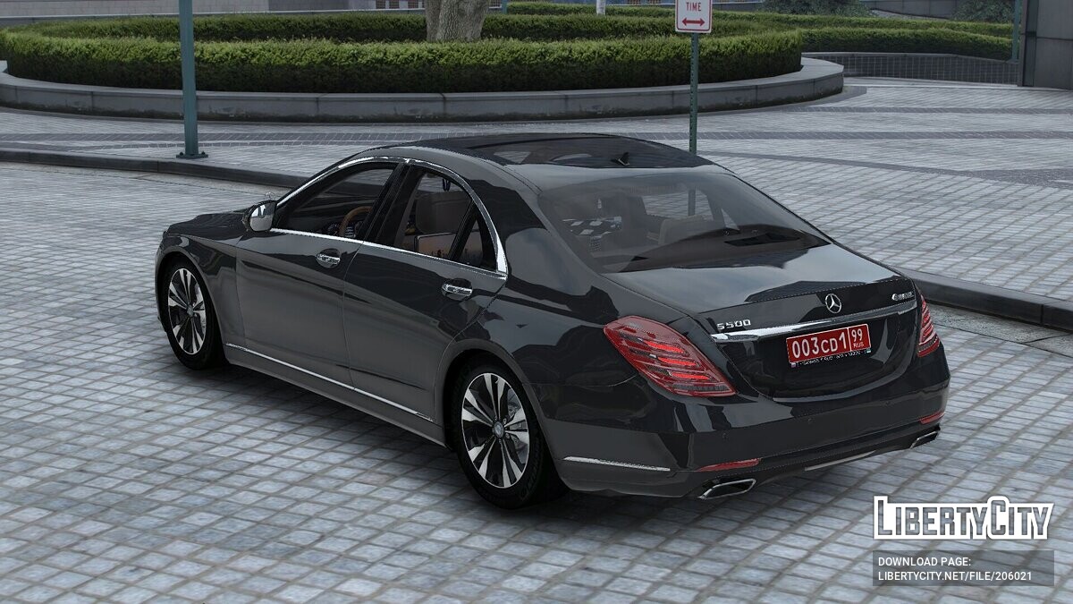 Скачать 2015 Mercedes Benz S500 Skylight Edition для GTA 5