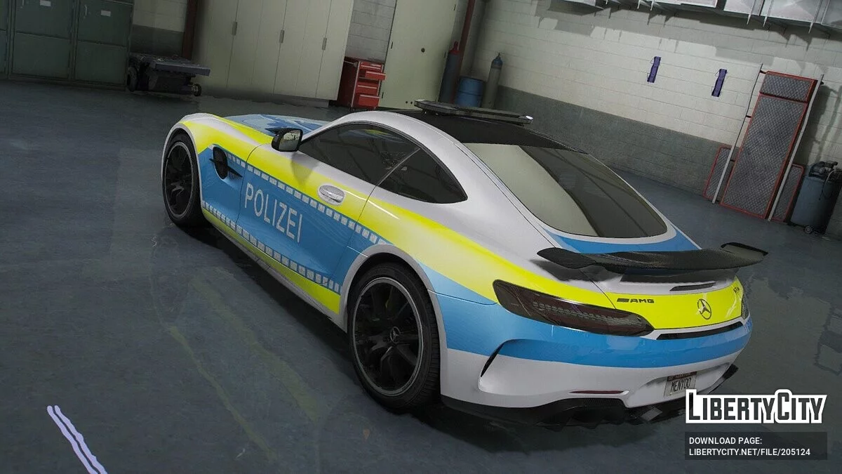 2017 Mercedes-AMG GT R Polizei Hannover v1.0 / GTA 5
