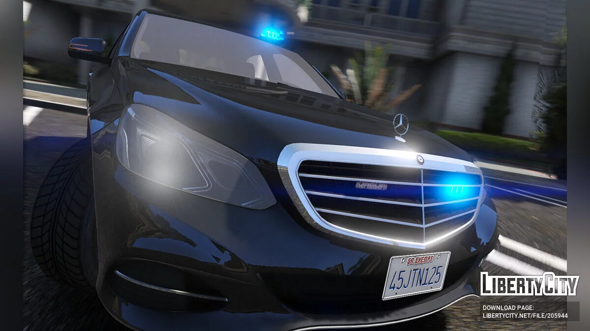 Mercedes-Benz E-Class Unmarked v2.0 / GTA 5