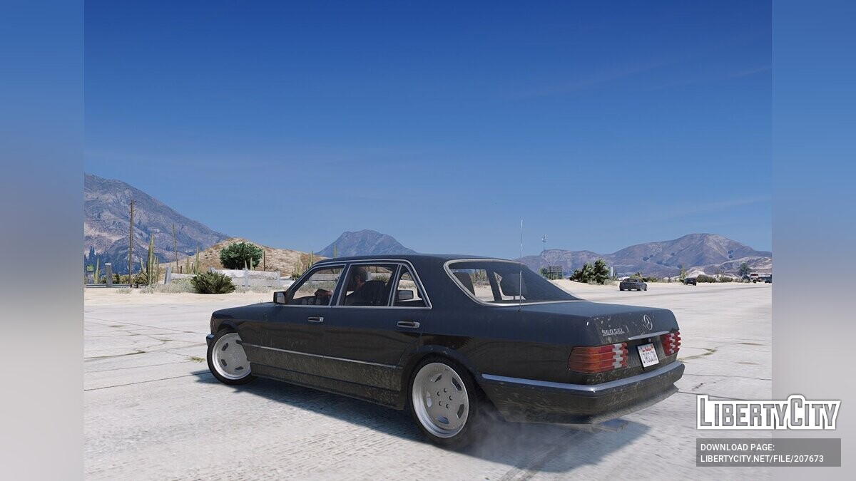 Скачать Mercedes-Benz 560SEL 6.0 AMG (W126) для GTA 5