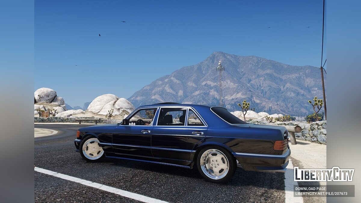 Скачать Mercedes-Benz 560SEL 6.0 AMG (W126) для GTA 5