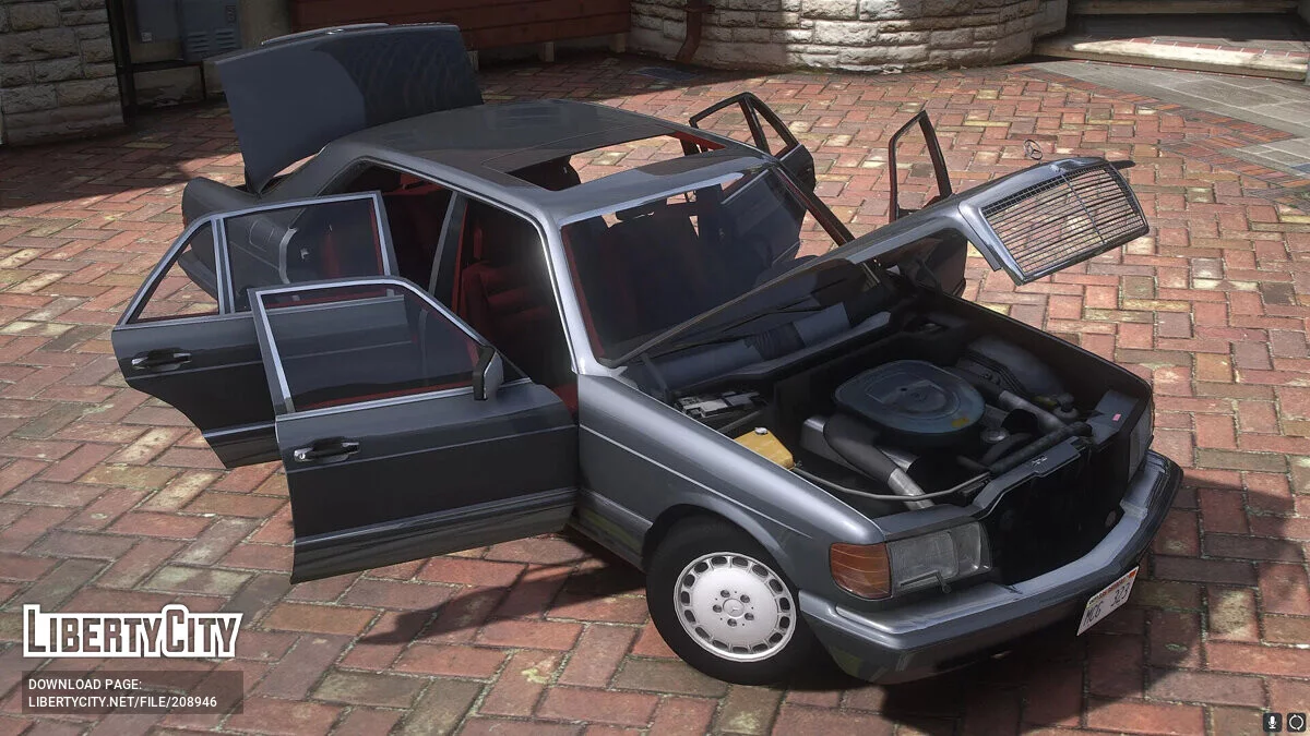 1987 Mercedes-Benz 560 SEL V126 v1.1 / GTA 5