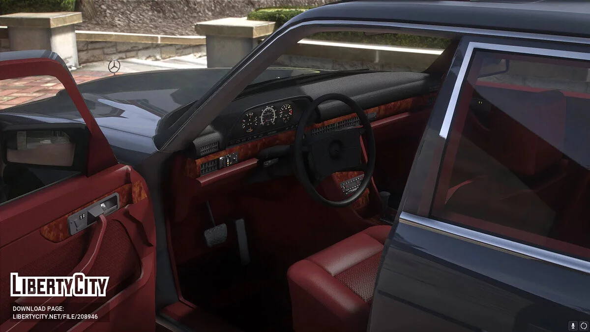 1987 Mercedes-Benz 560 SEL V126 v1.1 / GTA 5