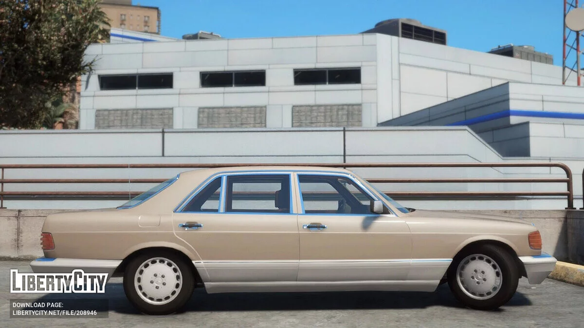 1987 Mercedes-Benz 560 SEL V126 v1.1 / GTA 5