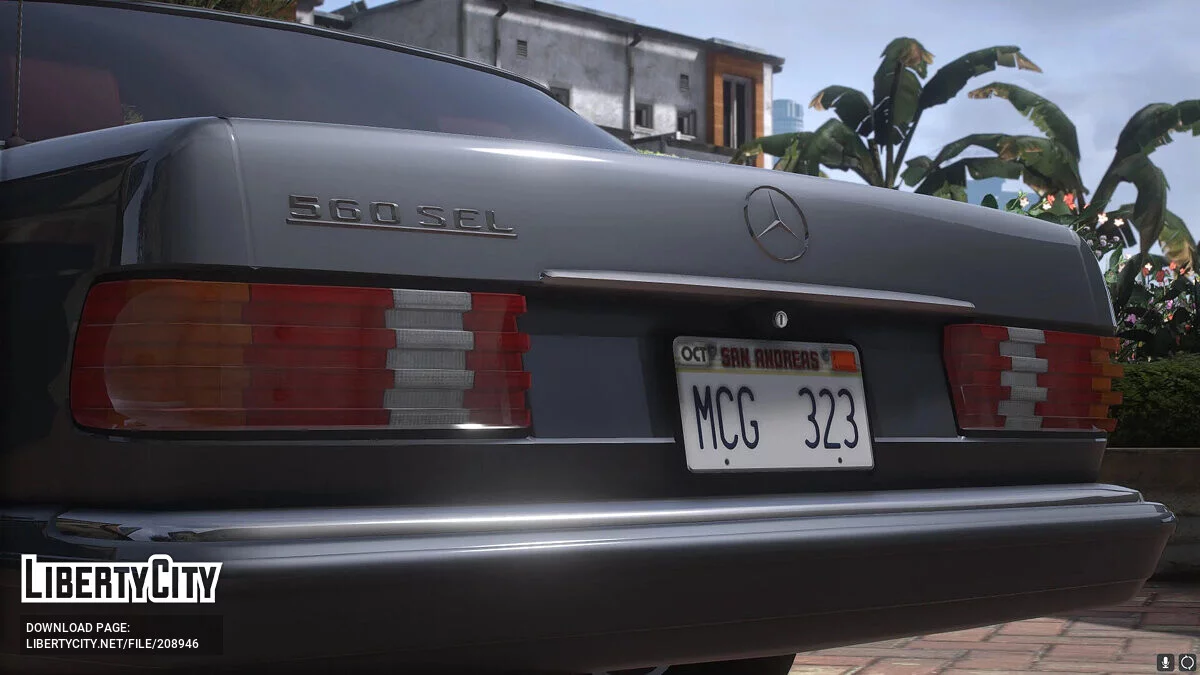 1987 Mercedes-Benz 560 SEL V126 v1.1 / GTA 5