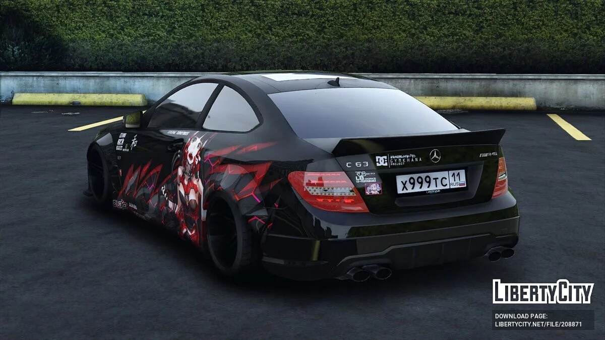 2014 Mercedes-Benz C63 AMG Liberty Walk / GTA 5