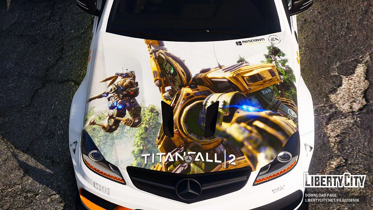 Mercedes Benz C63 AMG Liberty Walk Titanfall / GTA 5