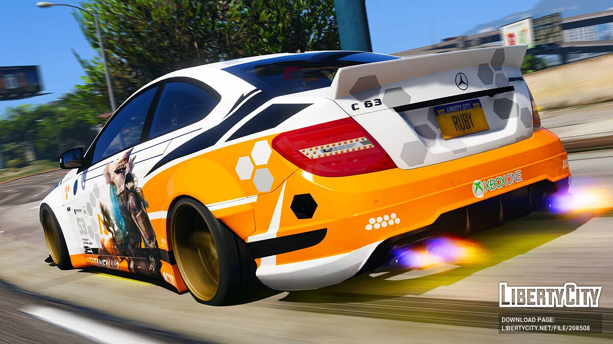 Mercedes Benz C63 AMG Liberty Walk Titanfall / GTA 5