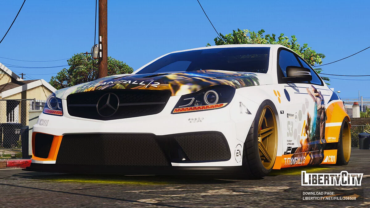 Mercedes Benz C63 AMG Liberty Walk Titanfall / GTA 5