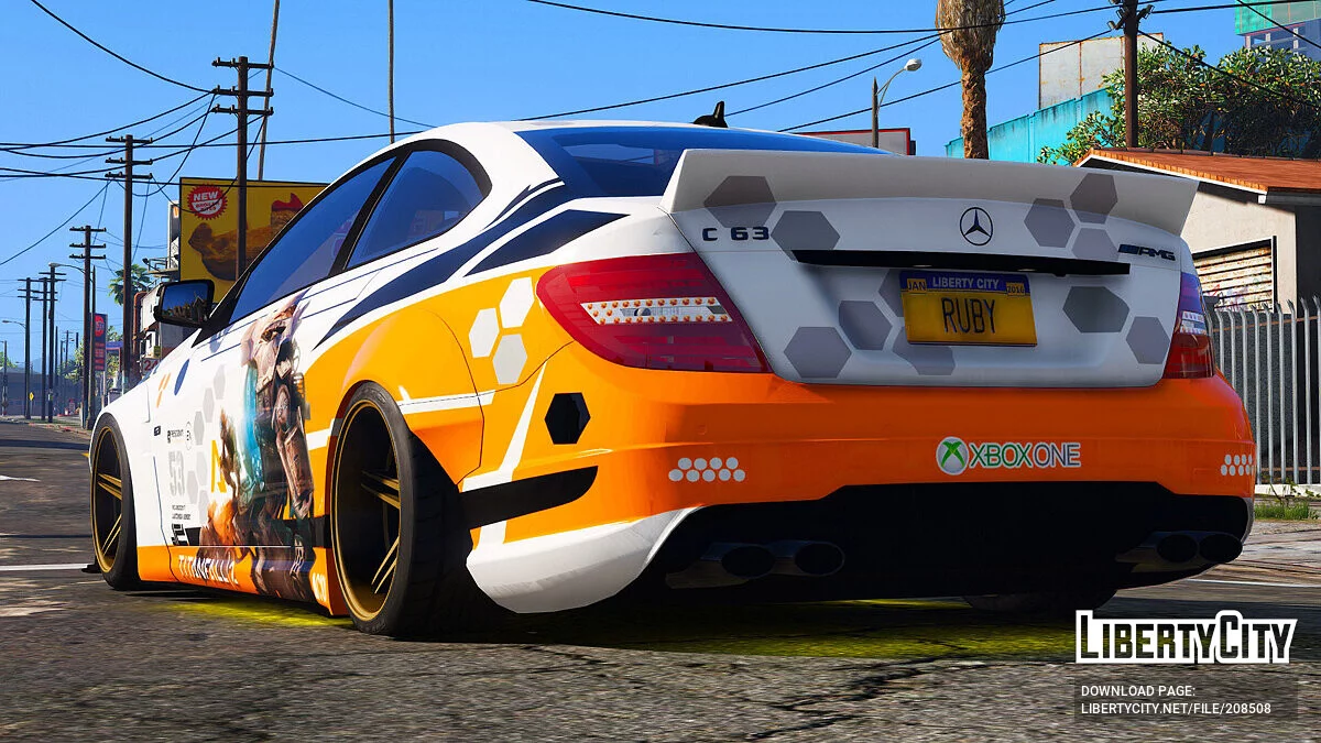 Mercedes Benz C63 AMG Liberty Walk Titanfall / GTA 5
