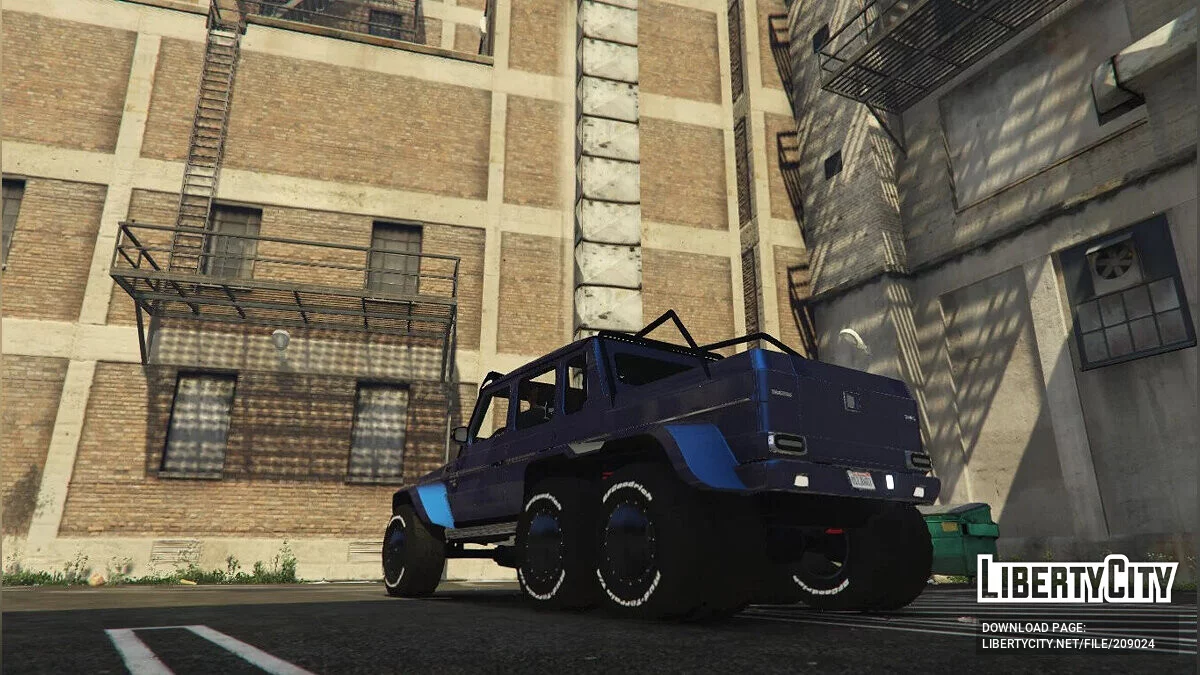 Mercedes-Benz G63 AMG 10x10 Custom Double Dually 1.1 / GTA 5