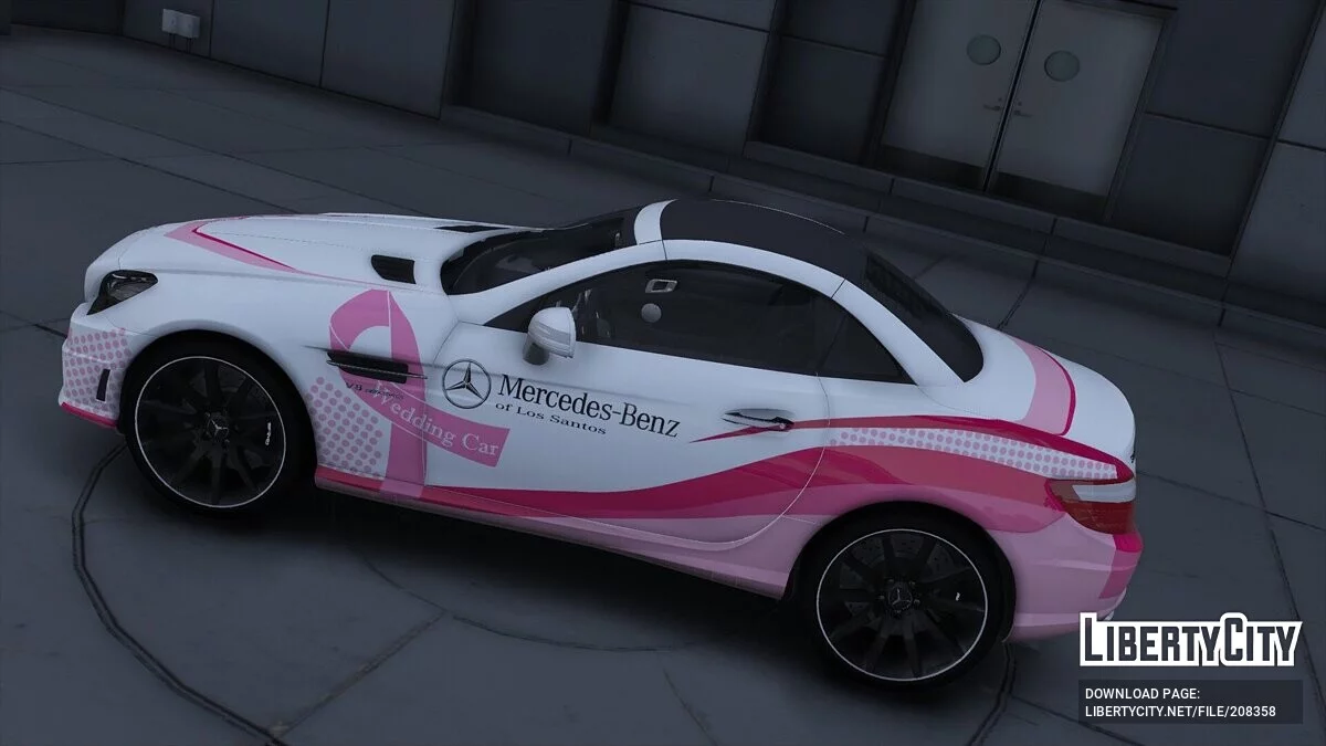 Mercedes-Benz SLK 55 AMG (R127) Wedding Car Pink Girl / GTA 5