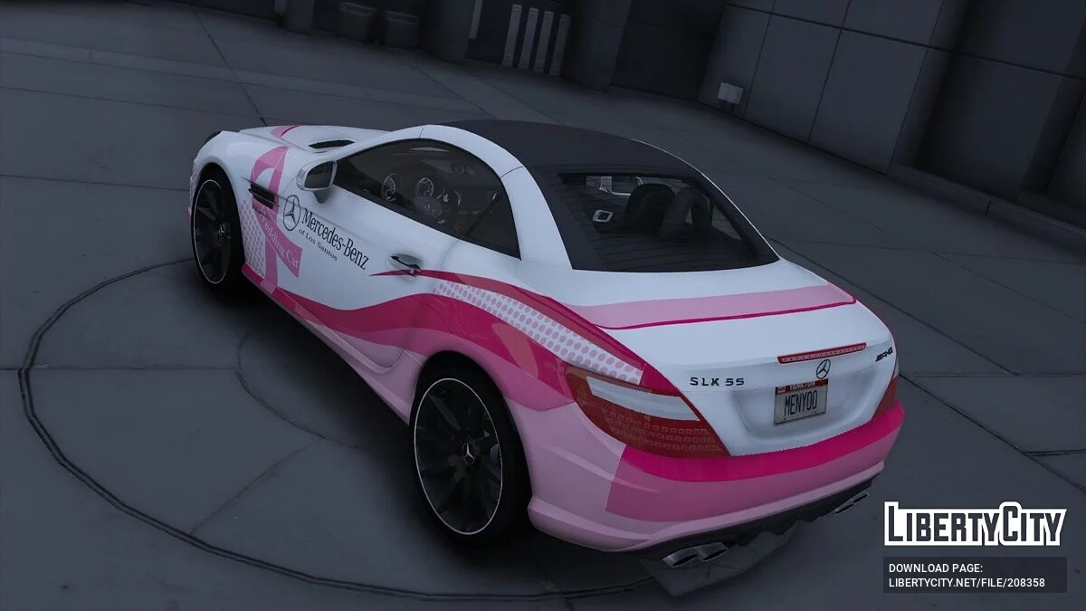 Mercedes-Benz SLK 55 AMG (R127) Wedding Car Pink Girl / GTA 5