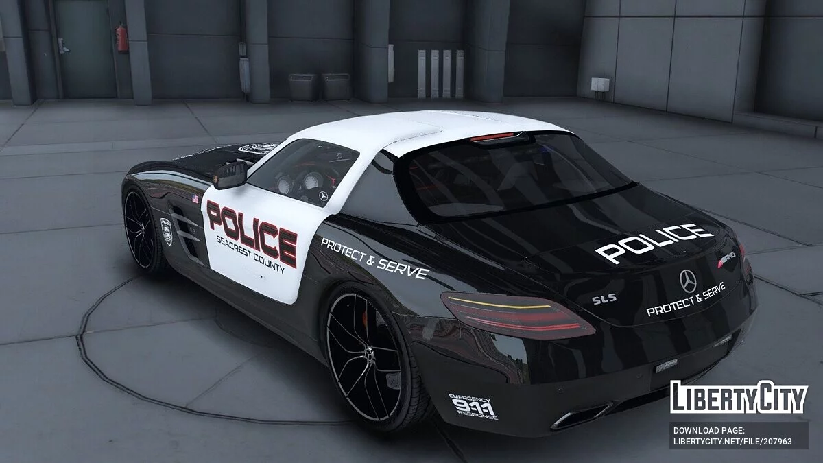Mercedes-Benz SLS AMG Police / GTA 5