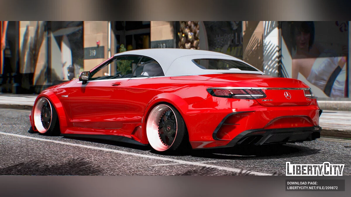 Mercedes S63 Cabrio Custom / GTA 5