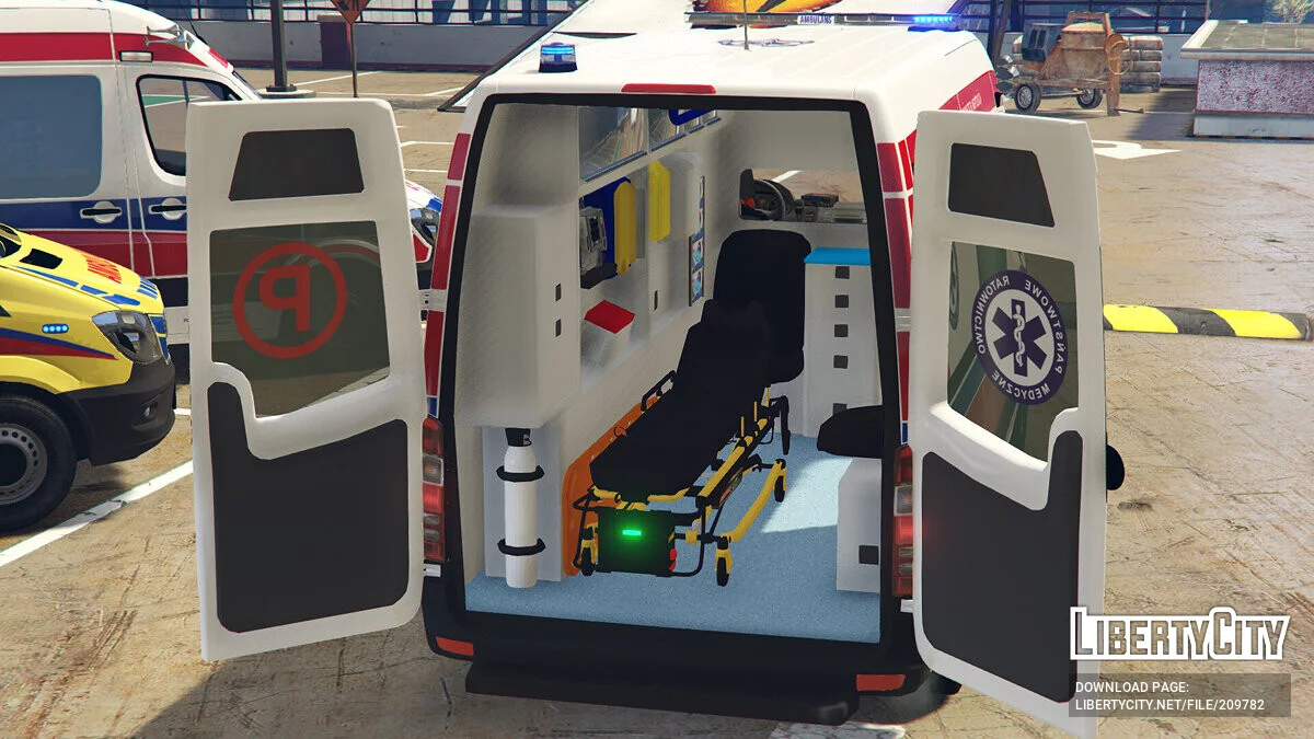 Mercedes Sprinter 2017 Polish Ambulance v2.0 / GTA 5