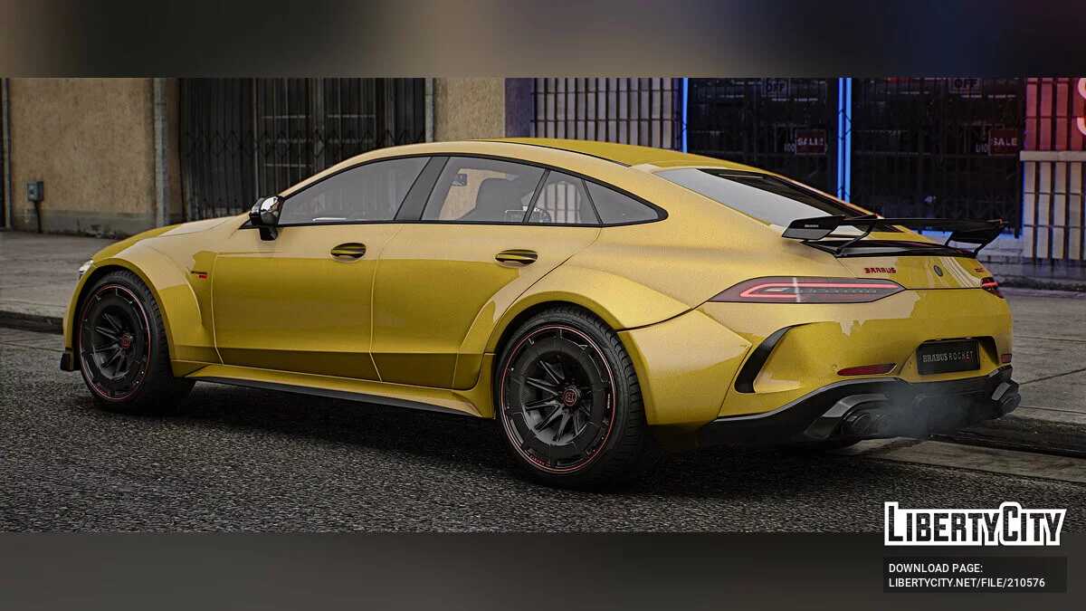 Mercedes Benz GT 63S Brabus 900 Rocket Edition / GTA 5