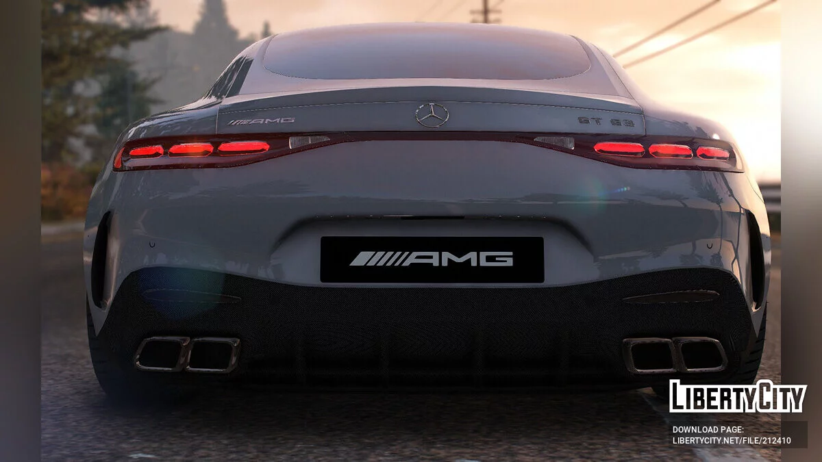 Mercedes-AMG GT63 GT55 Coupe 2024 v1.1 / GTA 5