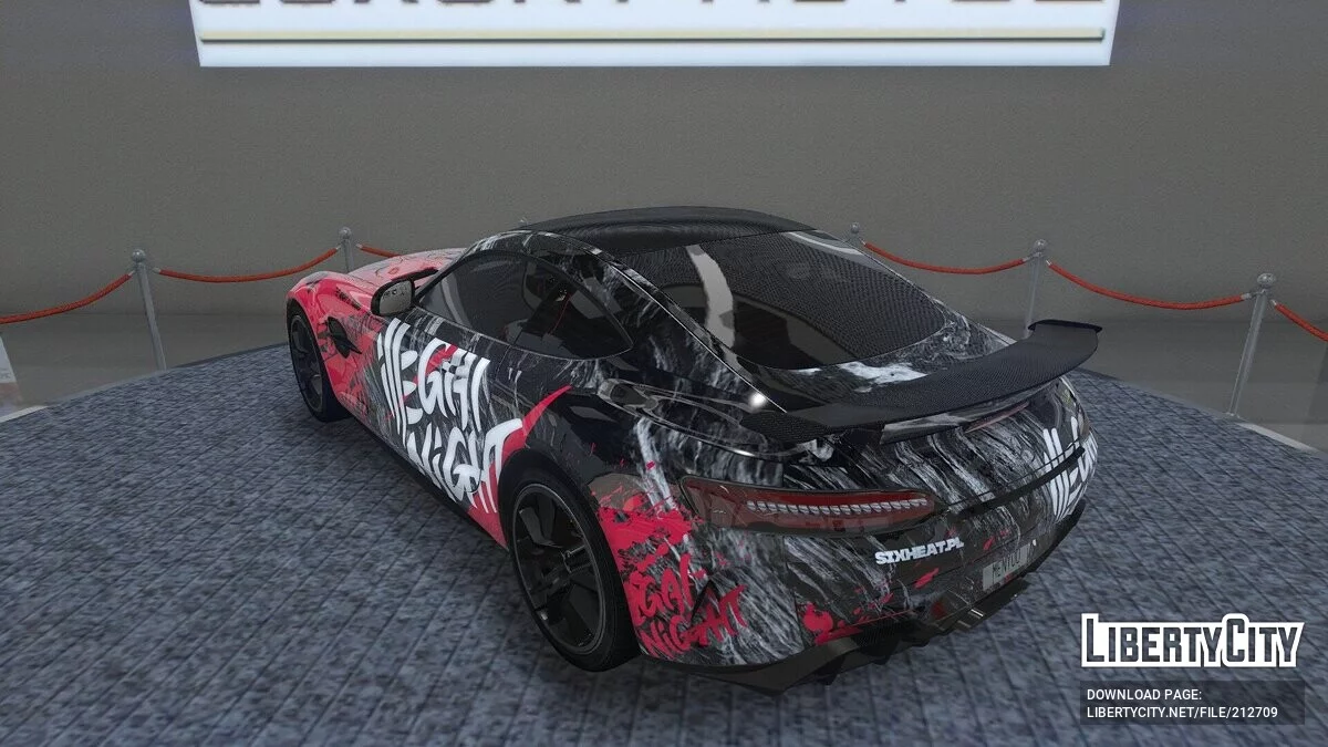 Mercedes AMG GTR Illegal Night / GTA 5