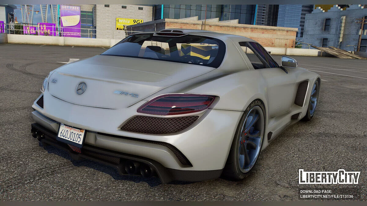 Mercedes SLS FAB design / GTA 5