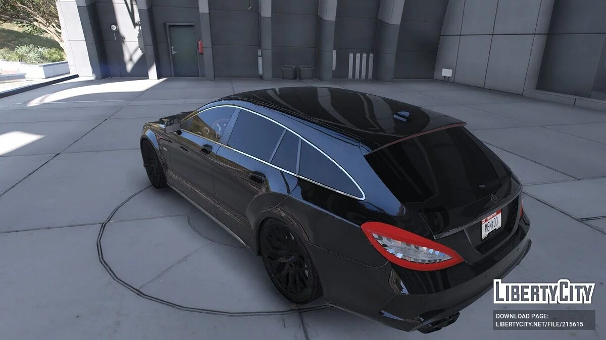 Mercedes-AMG S63 Wagon Police Modern Lights / GTA 5