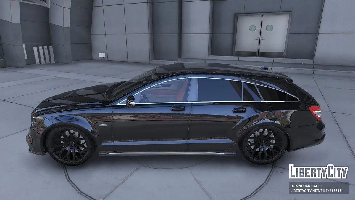Mercedes-AMG S63 Wagon Police Modern Lights / GTA 5