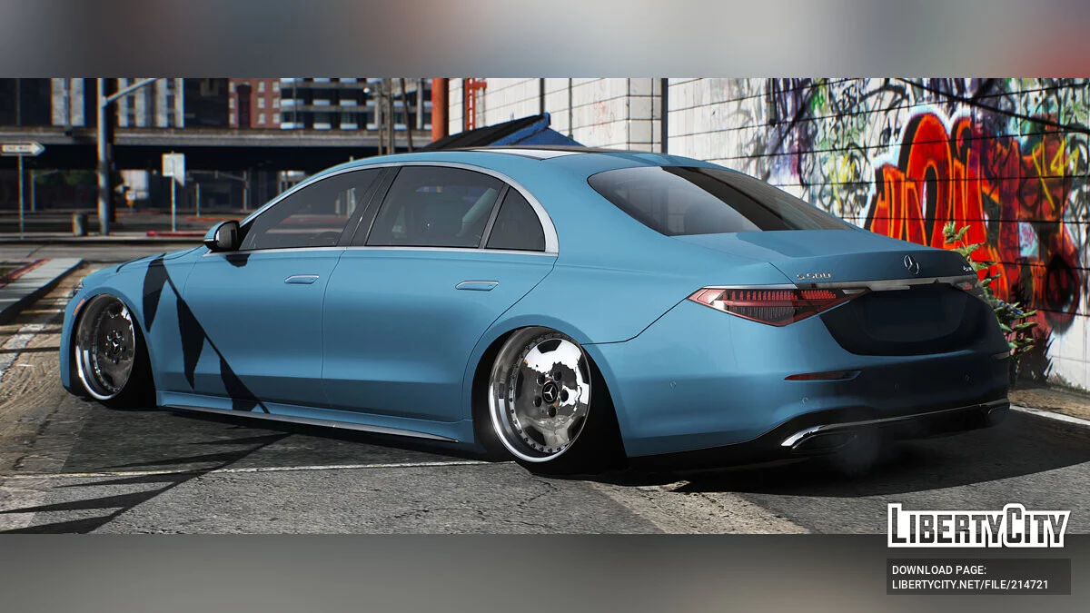 Mercedes S500 W223 Stanced Engine Swap (5 Seater) / GTA 5