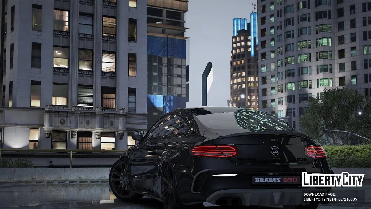 Mercedes-Benz C63s Brabus 650 / GTA 5