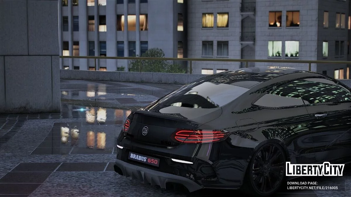 Mercedes-Benz C63s Brabus 650 / GTA 5